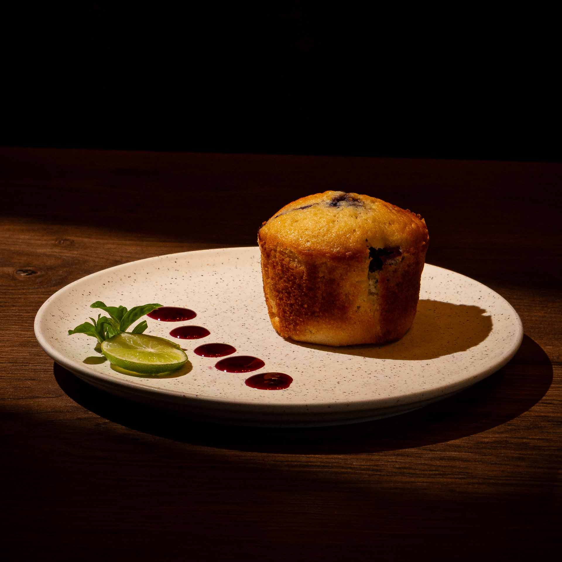 MUFFIN DE ARÁNDANOS CON LIMÓN